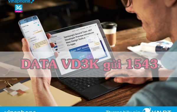 Gói cước VD3K có 1GB DATA chỉ với 3,000đ/ngày đăng ký thế nào?