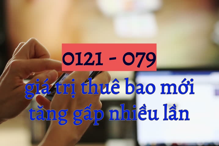 Sau khi chuyển đổi đầu số thuê bao 0121 thành đầu số 079, giá trị số thuê bao mới MobiFone tăng gấp nhiều lần