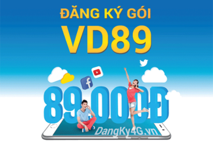 Đăng ký VD89 nhận ngay 60GB data lướt web thả ga