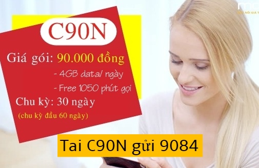 Ưu đãi 1050 phút gọi và 120GB Data với gói cước C90N Mobifone