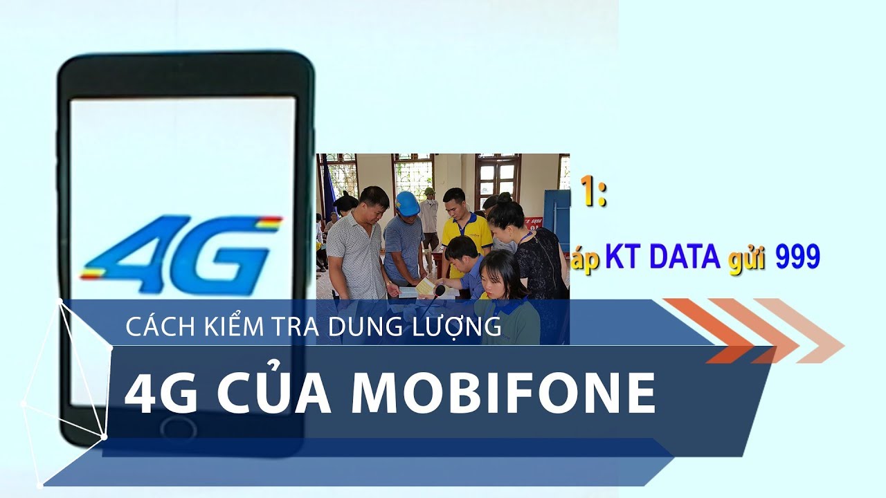 Cách kiểm tra dung lượng 4G MobiFone nhanh và đơn giản nhất