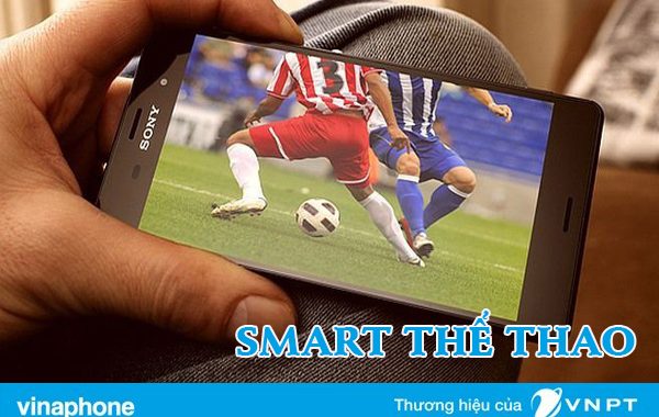 Đăng ký gói SMART2 Vinaphone nhận 8GB và xem tin thể thao thả ga