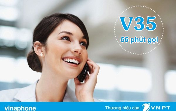 Đăng ký gói V35 Vinaphone nhận 55 phút gọi trong nước chỉ 35K